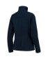 ფოტო #4 პროდუქტის Women's Navy Dallas Cowboys Give And Go Fleece Full-Zip Jacket