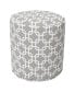 Фото #17 товара Links Ottoman Round Pouf with Removable Cover 16" x 17"