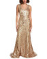 Rene By Rene Ruiz Sequin Gown Women's 4 - фото #1