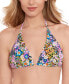 Women's Flower Burst 3-Way Convertible Bikini Top, Created for Macy's
