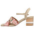 Фото #3 товара VANELi Liko Block Heels Womens Beige Casual Sandals 305924