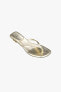 Фото #6 товара Metallic heel leather sandals