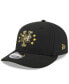 ფოტო #2 პროდუქტის Men's Black New York Mets 2024 Armed Forces Day Low Profile 9FIFTY Snapback Hat