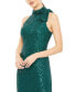 ფოტო #4 პროდუქტის Women's Women's Ieena Sequined Soft Tie Halter Neck Column Gown