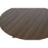 Dining Table Home ESPRIT Brown Black Iron MDF Wood 120 x 120 x 75 cm