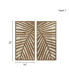 Фото #6 товара Birch Palms Two-Tone 2-Piece Wood Panel Wall Decor Set