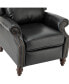 Pierce Genuine Leather Recliner with Nailhead Trims