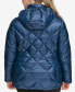 Фото #2 товара Plus Size Shine Hooded Packable Puffer Coat, Created for Macy's