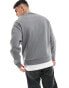 Фото #3 товара ASOS DESIGN oversized sweatshirt in dark grey with city print