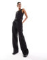 Фото #2 товара Mango trouser in black- co-ord