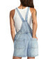 Juniors' Succession Denim Shortalls bleached indigo, 25 - фото #2