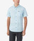 Фото #1 товара Men's Seafaring Stripe Short Sleeve Standard Shirt