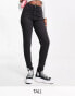 Pimkie Tall high waist skinny jeans in black