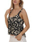 ფოტო #3 პროდუქტის Women's Tie-Back Babydoll Top