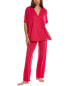 N Natori 2Pc Congo Pajama Pant Set Women's M