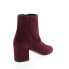 Фото #8 товара Bruno Magli Vinny BW2VINJ1 Womens Red Suede Zipper Casual Dress Boots