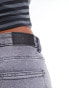 Фото #8 товара JDY high waisted straight cropped jeans in light grey