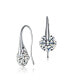 Фото #2 товара Sterling Silver Cubic Zirconia Stylish Party Earrings