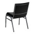 Фото #2 товара Hercules Series Heavy Duty Black Vinyl Fabric Stack Chair