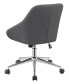 Фото #4 товара 35.25" Plywood Upholstered Office Chair with Casters
