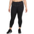 NIKE Dri Fit One Luxe Icon Clash Mid Rise 7/8 leggings black / clear, S - фото #2