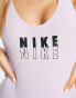 Фото #6 товара Nike Swimming Icon one piece logo swimsuit in lilac