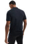 Jack & Jones polo with zip in navy