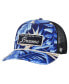 Фото #1 товара Men's Navy Atlanta Braves Tropicalia Trucker Hitch Adjustable Hat