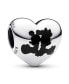 Sterling Silver Disney Mickey and Minnie Charm