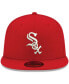 Фото #3 товара Men's Red Chicago White Sox Logo White 59FIFTY Fitted Hat