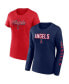 Women's Navy, Red Los Angeles Angels T-shirt Combo Pack