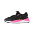 Фото #3 товара Puma Pacer Future Splatter Neon Ac Slip On Girls Black Sneakers Casual Shoes 38