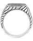 ფოტო #4 პროდუქტის EFFY® Men's Onyx Ring in Sterling Silver