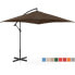 Фото #2 товара Parasol ogrodowy na wysięgniku kwadratowy 250 x 250 cm brązowy