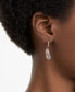 ფოტო #5 პროდუქტის Rose Gold-Tone Nice Crystal Feather Drop Earrings