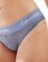 Calvin Klein modern lace bikini brief in grey