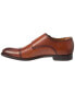 Фото #2 товара Antonio Maurizi Cap Double Monk Leather Loafer Men's