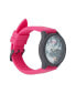 ფოტო #2 პროდუქტის Women's Quartz Matte Fuchsia Silicone Strap Analog Watch 38mm