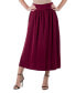 Фото #1 товара Women's Foldover Midi Skirt
