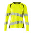 MASCOT Accelerate Safe 19091 long sleeve T-shirt Hi-Vis Yellow / Dark Navy, S - фото #2