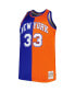 Фото #3 товара Men's Patrick Ewing Blue, Orange New York Knicks Big and Tall Hardwood Classics 1991-92 Split Swingman Jersey