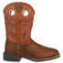 Фото #2 товара Justin Boots Bowline 11" Square Toe Cowboy Mens Brown, Orange Casual Boots SE75
