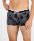 BOSS by Men's Trunk 24 Stretch Floral Trunks Серый, S - фото #5