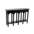 Console Romimex Black Paolownia wood MDF Wood 120 x 81 x 40 cm