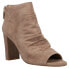 Фото #2 товара VANELi Barney Open Toe Booties Womens Beige Dress Casual 307016