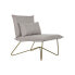 Armchair DKD Home Decor 66 x 78 x 75 cm Beige Golden Metal