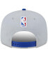 Фото #2 товара Men's Gray, Royal Philadelphia 76ers Tip-Off Two-Tone 9FIFTY Snapback Hat