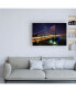 David Ayash George Washington Bridge Starry Night Canvas Art - 27" x 33.5"