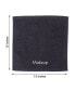 Фото #3 товара Embroidered Makeup Remover Towels (Pack of 6) , 13x13 in., Color Options, 100% Cotton Washcloths