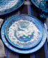 Radiance Teal Melamine Salad Plates, Set of 6